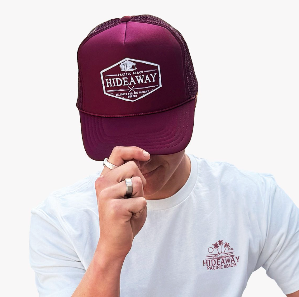 Logo Trucker Hat - Maroon