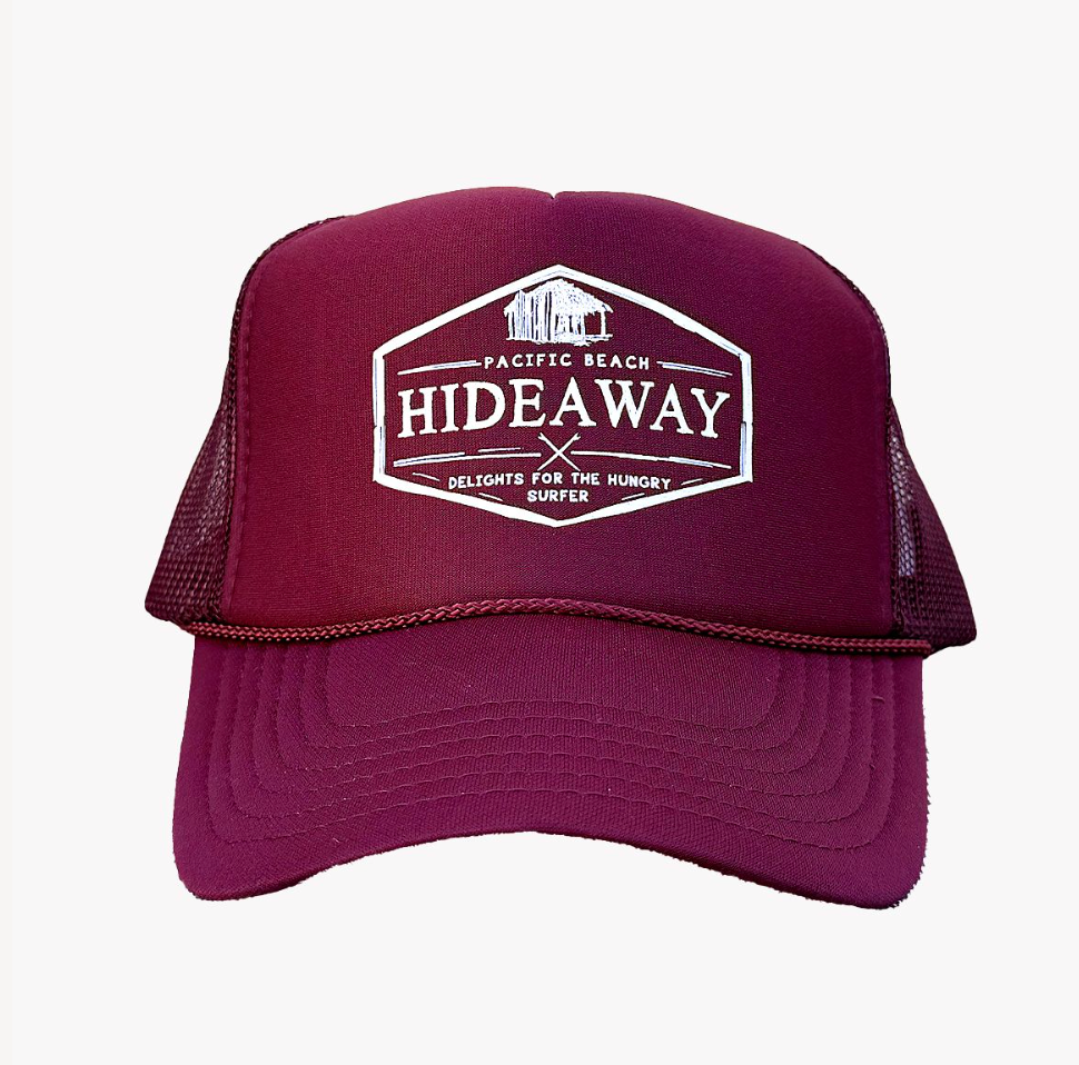 Logo Trucker Hat - Maroon